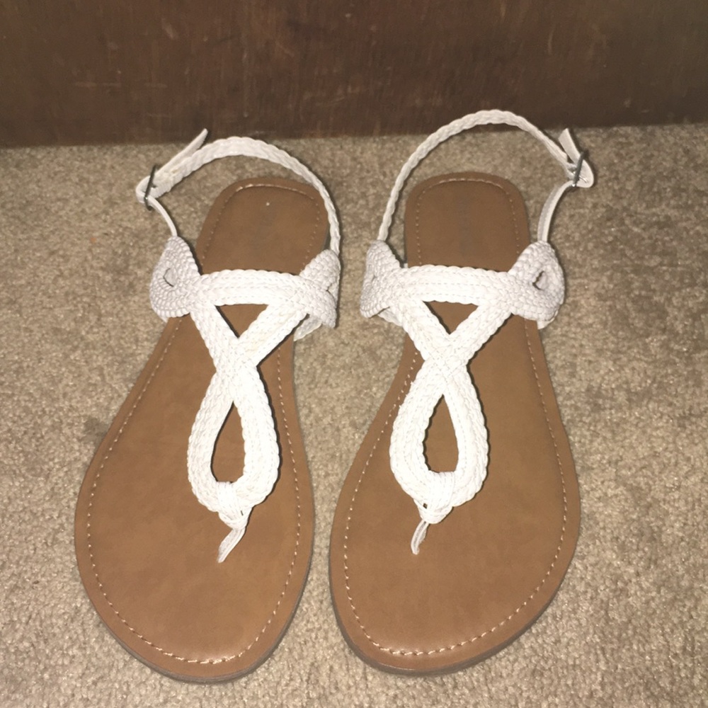 white merona sandals
